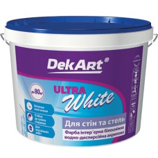 Краска для стен и потолков DekART Ultra White 20 кг