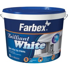 Краска для стен и потолков Farbex Brilliant White 7 кг