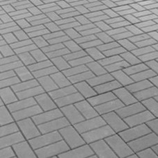 Тротуарна плитка Цегла h 4 см (сіра)