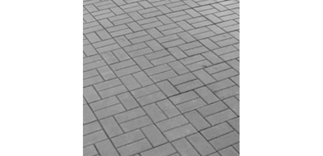 Тротуарна плитка Цегла h 4 см (сіра)
