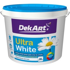 Краска для стен и потолков DekART Ultra White 12,6 л
