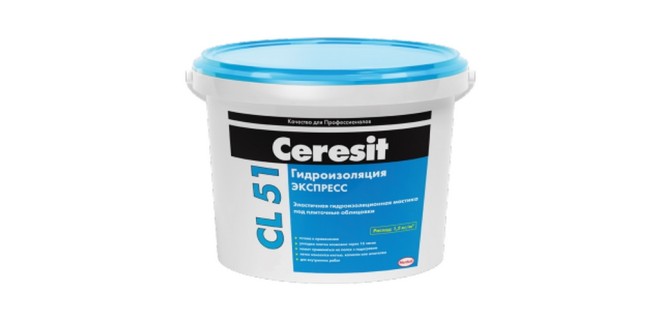 Ceresit CL 51 Эластичная гидроизоляционная мастика 7 кг