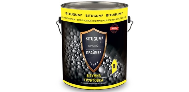 Праймер бітумно-каучуковий BITUGUM 5 л
