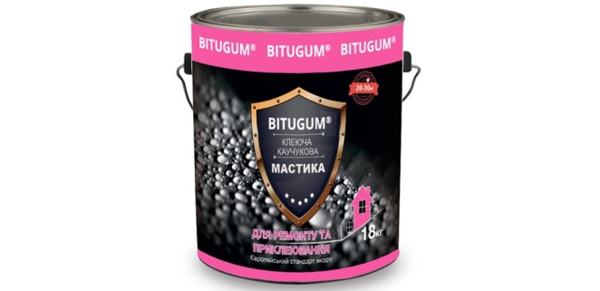 Каучукова мастика клеюча (для бітумної черепиці) BITUGUM 5 кг
