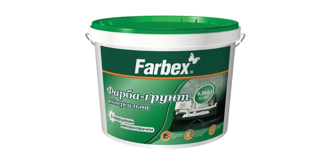 Farbex Грунт-краска универсальная с кварцевым песком 14 кг