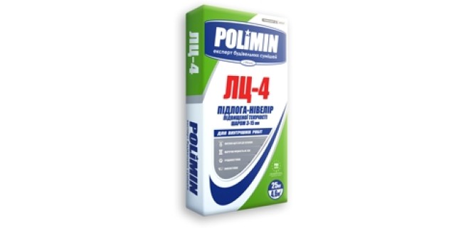 Полимин ЛЦ-4 Пол самовыравнивающийся (3-15 мм)