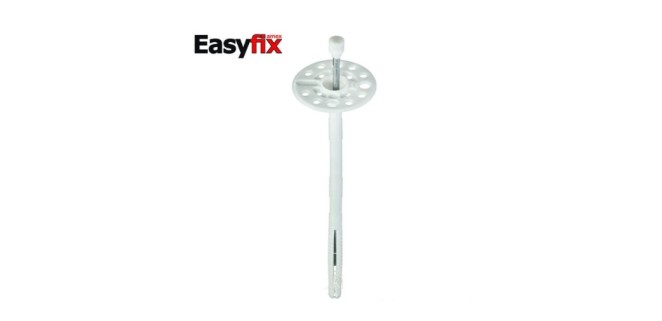 Дюбель фасадний для теплоізоляції з металевим стержнем та термоголовкою AMEX LDK/TZ EasyFix 10х140