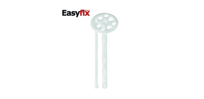 Дюбель-парасолька, термодюбель з пластиковим стержнем AMEX LI-P EasyFix 10х200